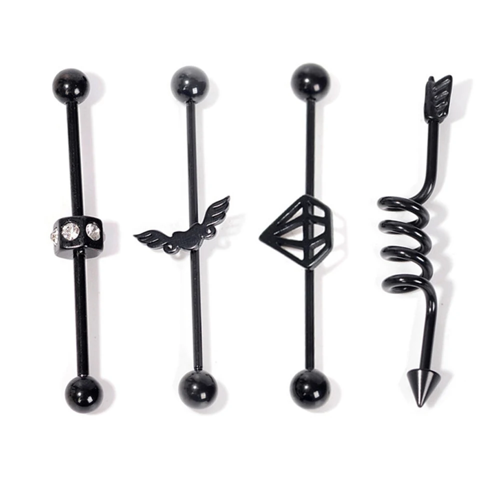 Серьга штанга из нержавеющей стали для пирсинга ювелирное изделие прокола