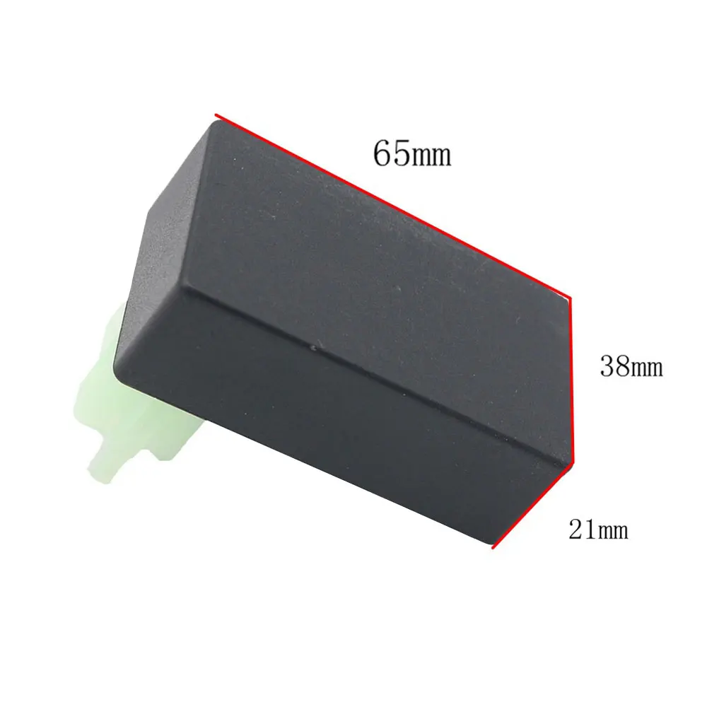 6 Терминал черного Пластик мотоцикл электронный воспламенитель зажигания для CG125