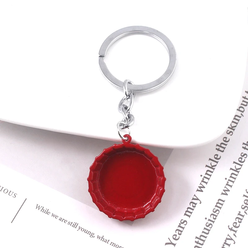 

1pc Fallout 4 Nuka Cola Keychain Red Bottle Opener Creativity Jewelry Keychain For Car Key Holder Alloy Metal Pendant Accessorie