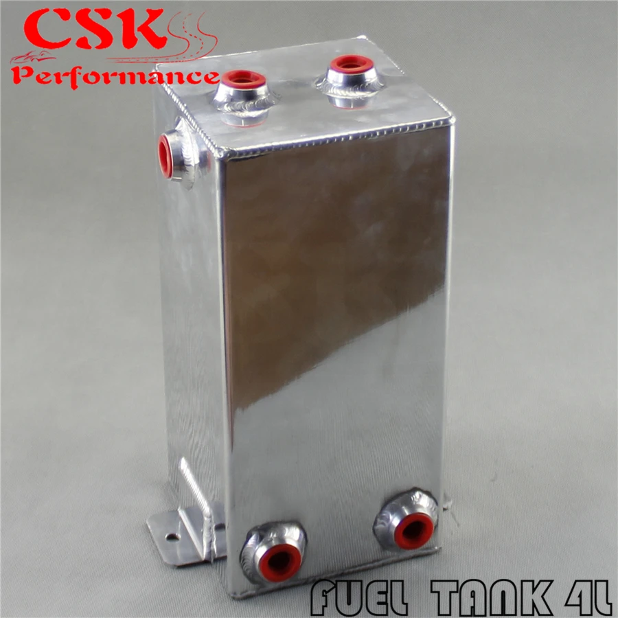 Универсальный алюминиевый 4л вихревой горшок 3л топливный полированный сплав