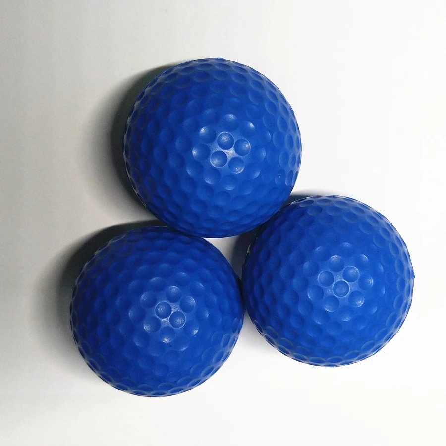 20 шт./лот PU светящееся пена Мячи для гольфа 6 видов цветов Гольф тренировочные