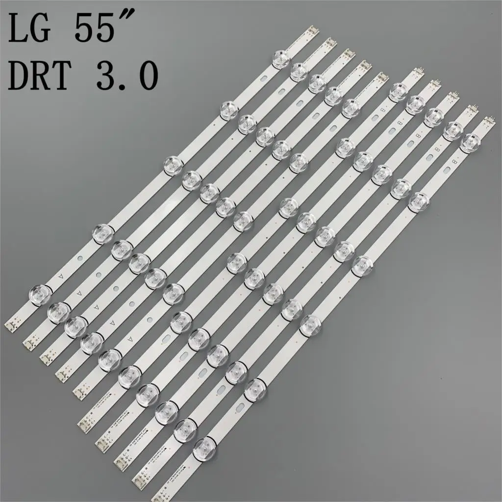 Светодиодная лента 10 шт. для LG Innotek DRT 3 0 55 &quot_ типа A/B Rev01 55LB561V 55LB652T LC550DUE LG55LF5950 55LY320C