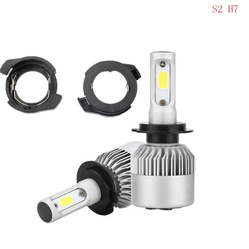 

Rockeybright для Passat B6 Светодиодная лампа для фар H7 + H7 стандартный разъем для Kuga для Alfa Romeo Светодиодная лампа