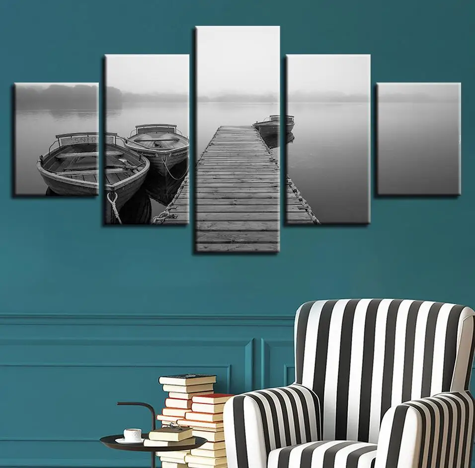 

HD Print Frame Canvas Home Decoration Wall Artwork Cuadros Modern 5 Piece Landscape Pictures Living Room Modular Painting Poster