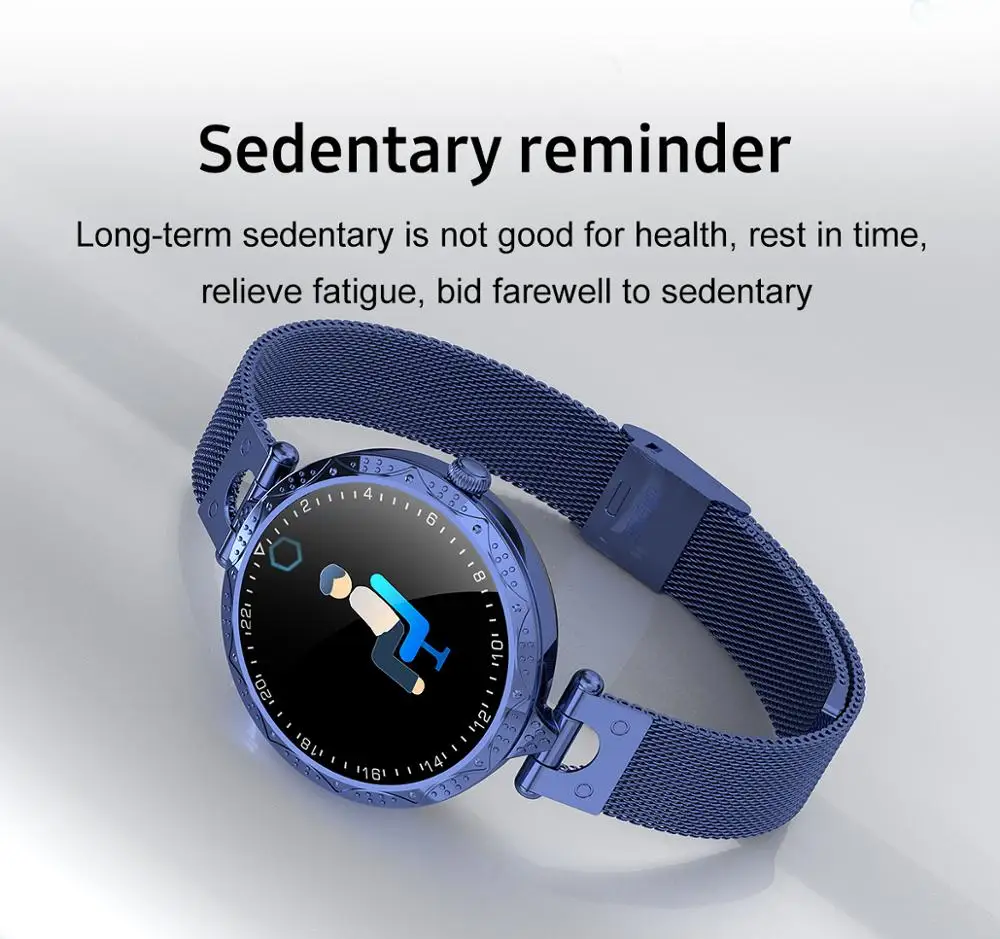 

Fashion AK22 Smart Watch IP68 Waterproof Women Smartwatch 1.09 inch HD Round Touch Screen Clock Fitness Tracker Smart Watches