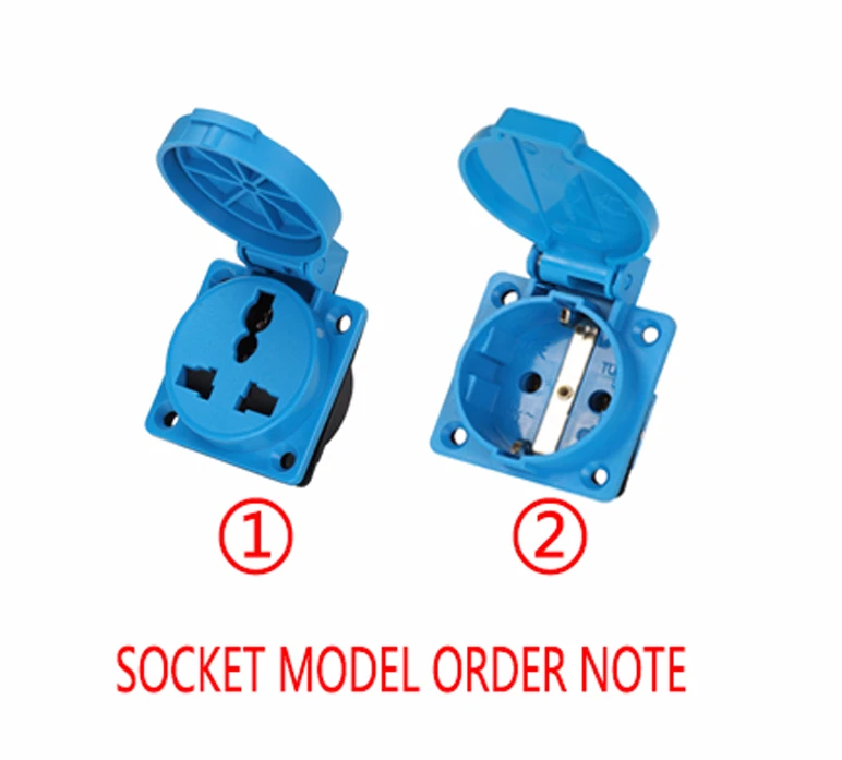 Уличная розетка для дождливой воды с тремя отверстиями 10 А домашняя настенная