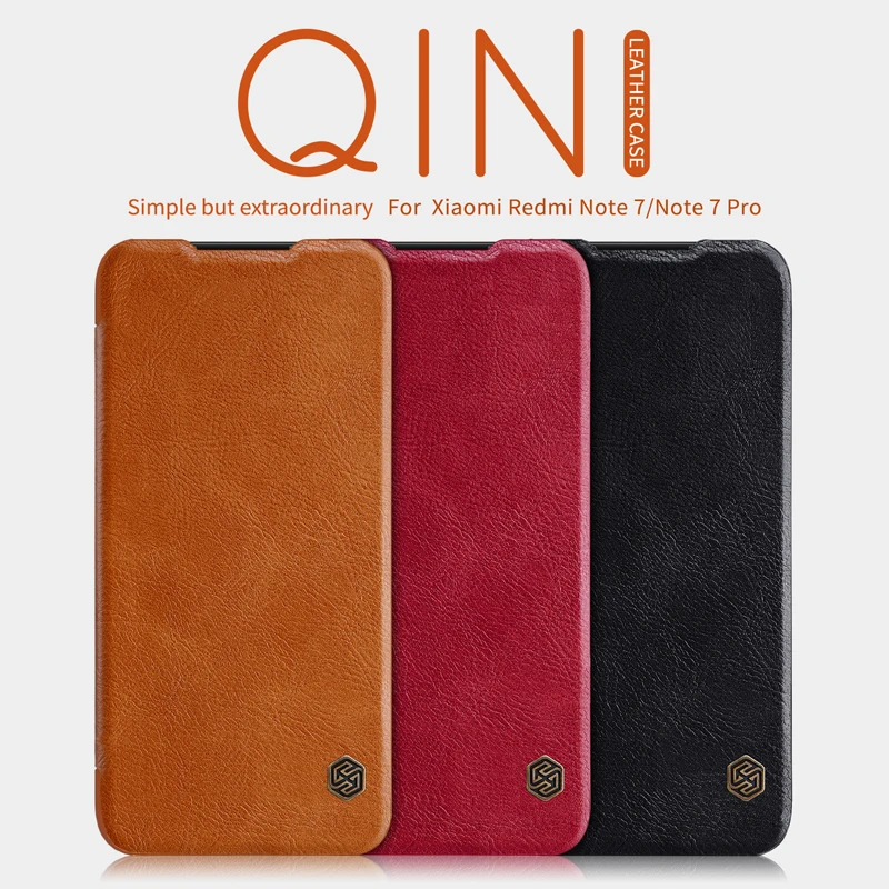Для xiaomi redmi note 8 pro Чехол Nillkin Qin PU Флип кожаный чехол-кошелек задняя крышка для redmi note 5 pro/6 Pro/7 Pro/8 Pro Чехол