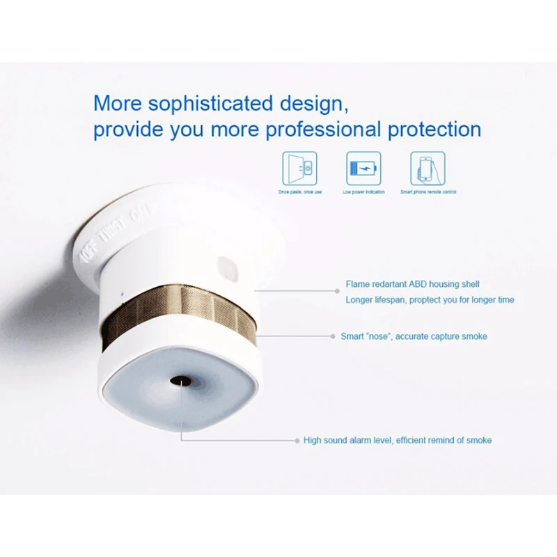 HEIMAN Умный домашний Zigbee Smart анти пожарная сигнализация датчик дыма детектор