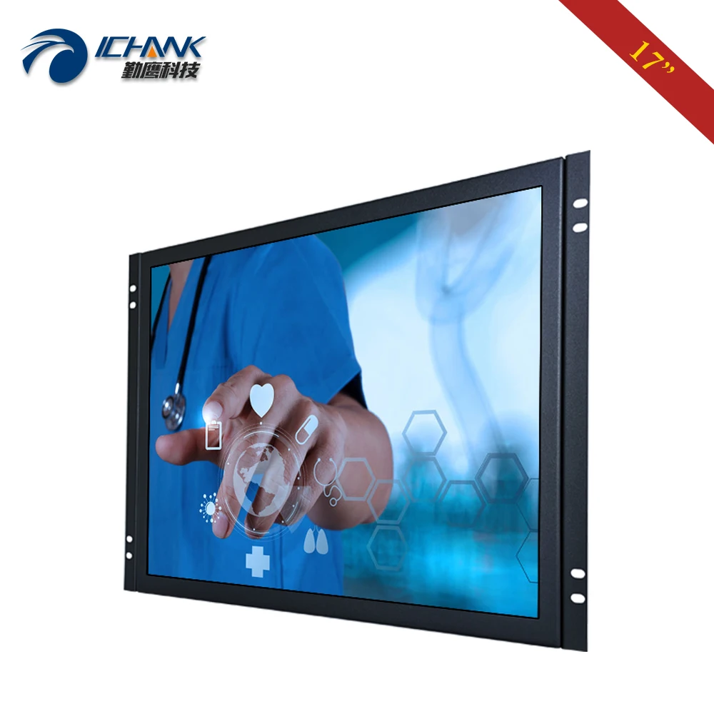 ZK170TC 59D/17 &quot1280x1024 HDMI USB Металлический Чехол встроенный и открытый корпус настенный