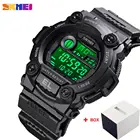 Спортивные цифровые часы SKMEI, мужские электронные светодиодные часы с хронографом, мужские часы с коробкой, модные водонепроницаемые наручные часы, мужские часы