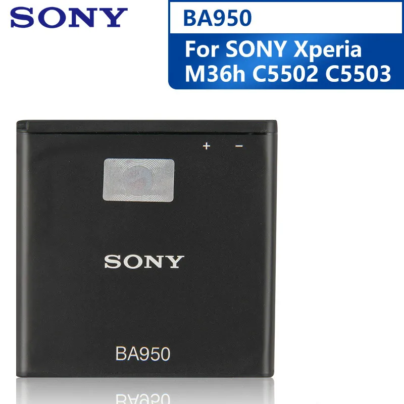 Оригинальная запасная батарея для телефона BA950 Для SONY Xperia M36h C5502 C5503 AB 0300 ZR