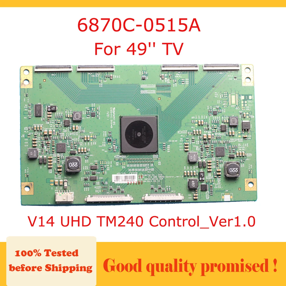 T CON плата 6870C 0515A 6871L 3712B 49 дюймов V14 UHD TM240 управляемая _ ver1.0 t con платы 6870c 0515a 6871l3712b для