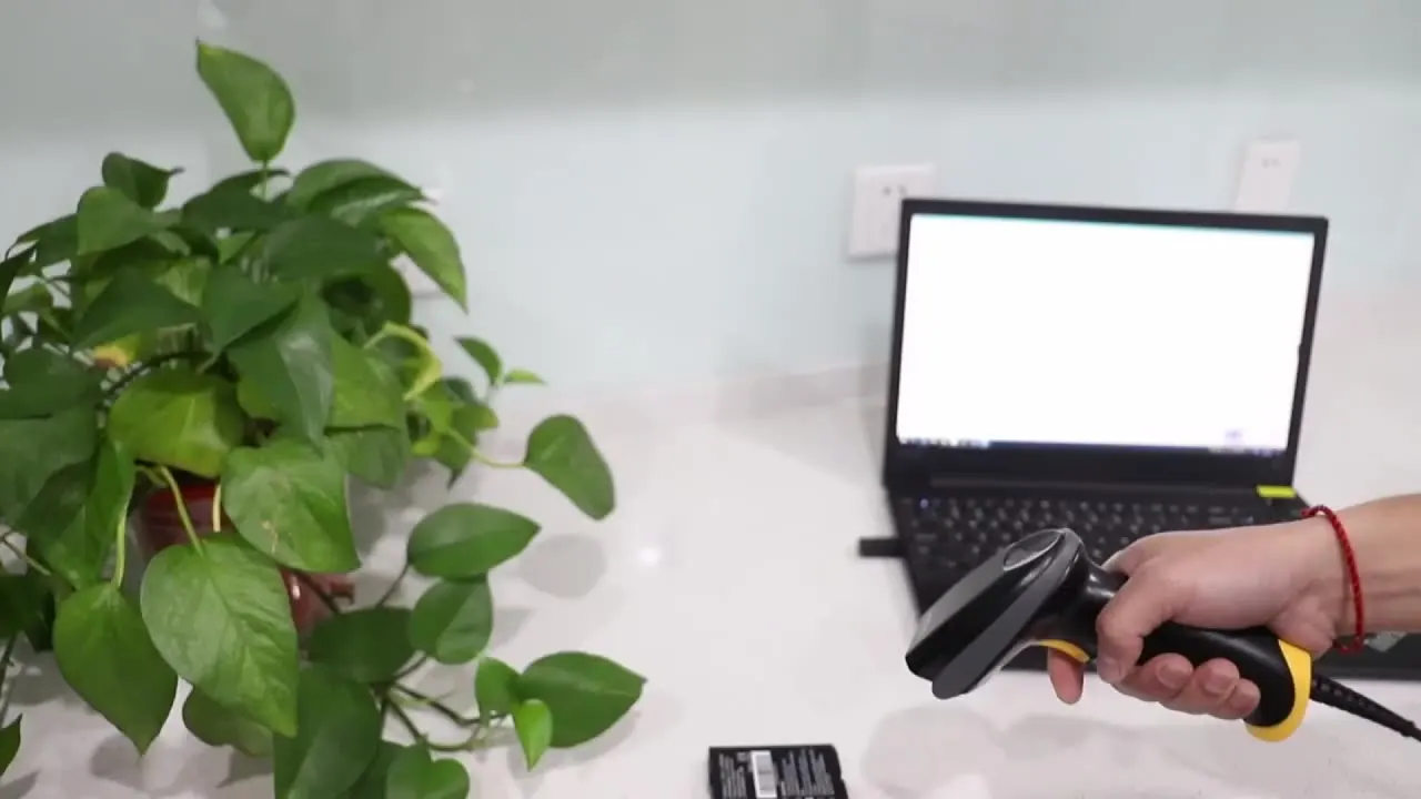 

Лазерный проводной сканер штрих-кода 1d 2d pcb 200 в секунду