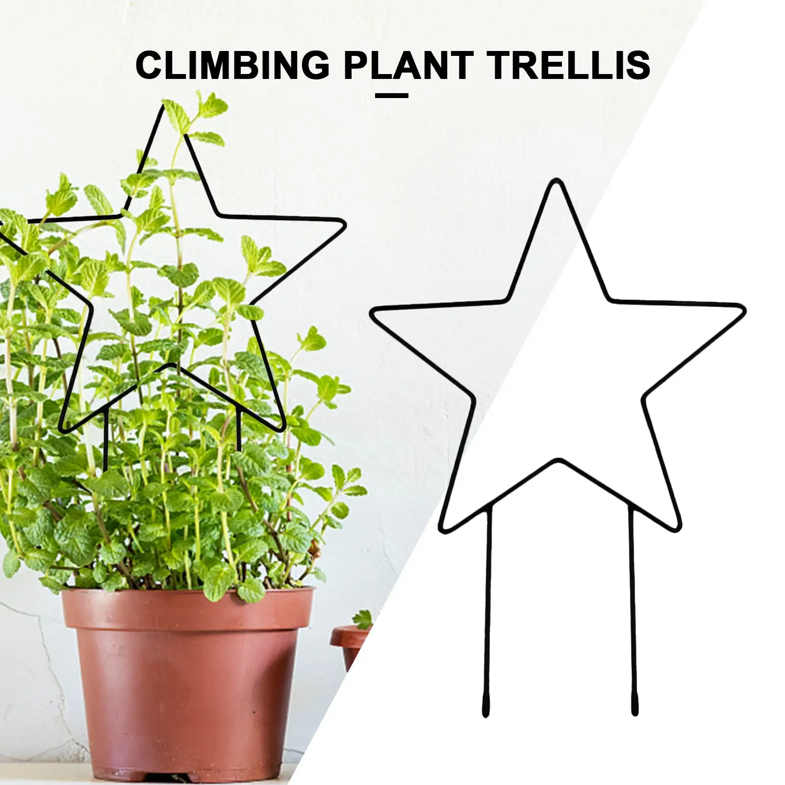 

Plant Trellis Potted Plant Support Frame For Climbing Plants For Climbing Plants Flower Vegetables Rose Plant Holder