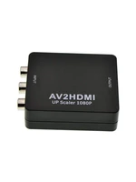 2021 av2hdmi compatible 3rca to hdmi compatible converter ovg adapter av cvbs box 1080p video converter for hdtv 1ps3 ps4 dvd pc