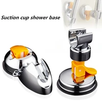 shower head holder reusable durable suction cup shower bracket mount bathroom wall rack stand bathroom supplies accessories