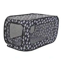 summer breathable pet tent pet fence foldable cat dog travel cage puppy pet cage kennel dogs house rectangular footprints 87cm