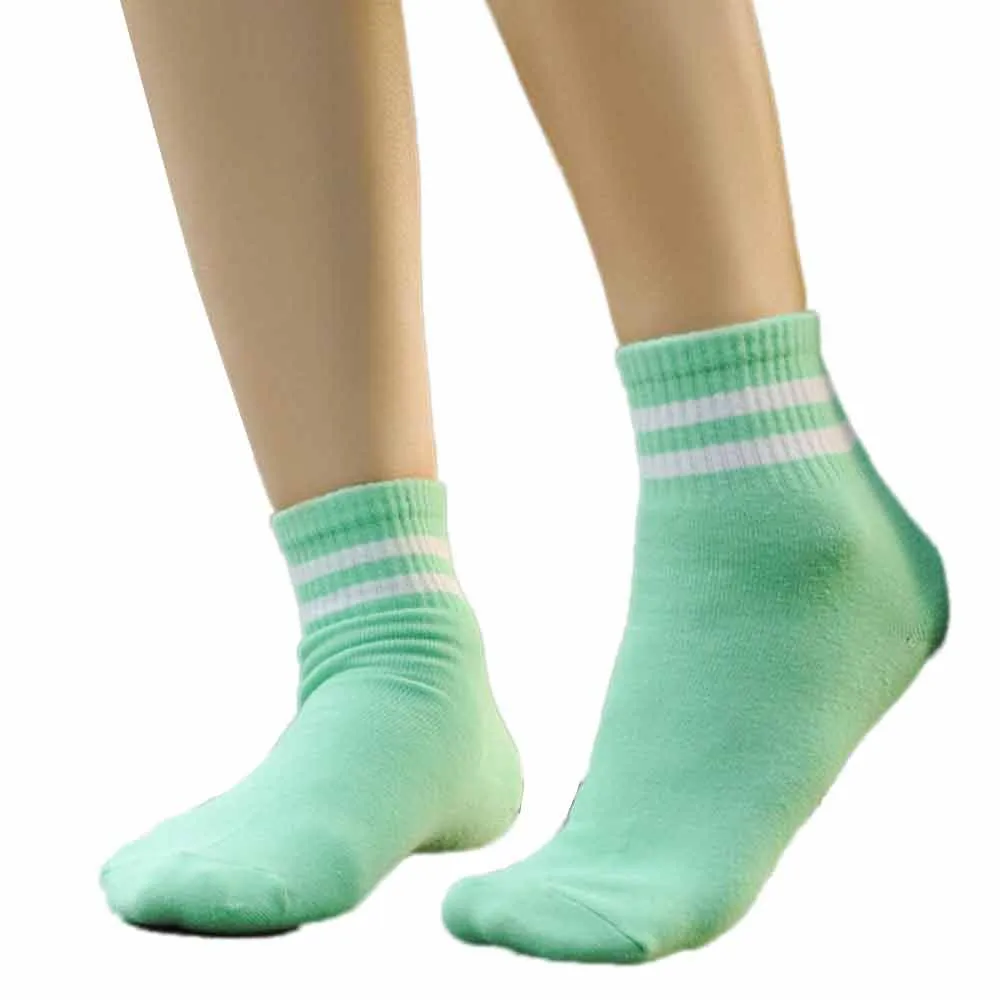 

KLV Hip Hop Unisex Creative Harajuku stripe Cotton Skateboard Sock Comfortable Socks 9.9