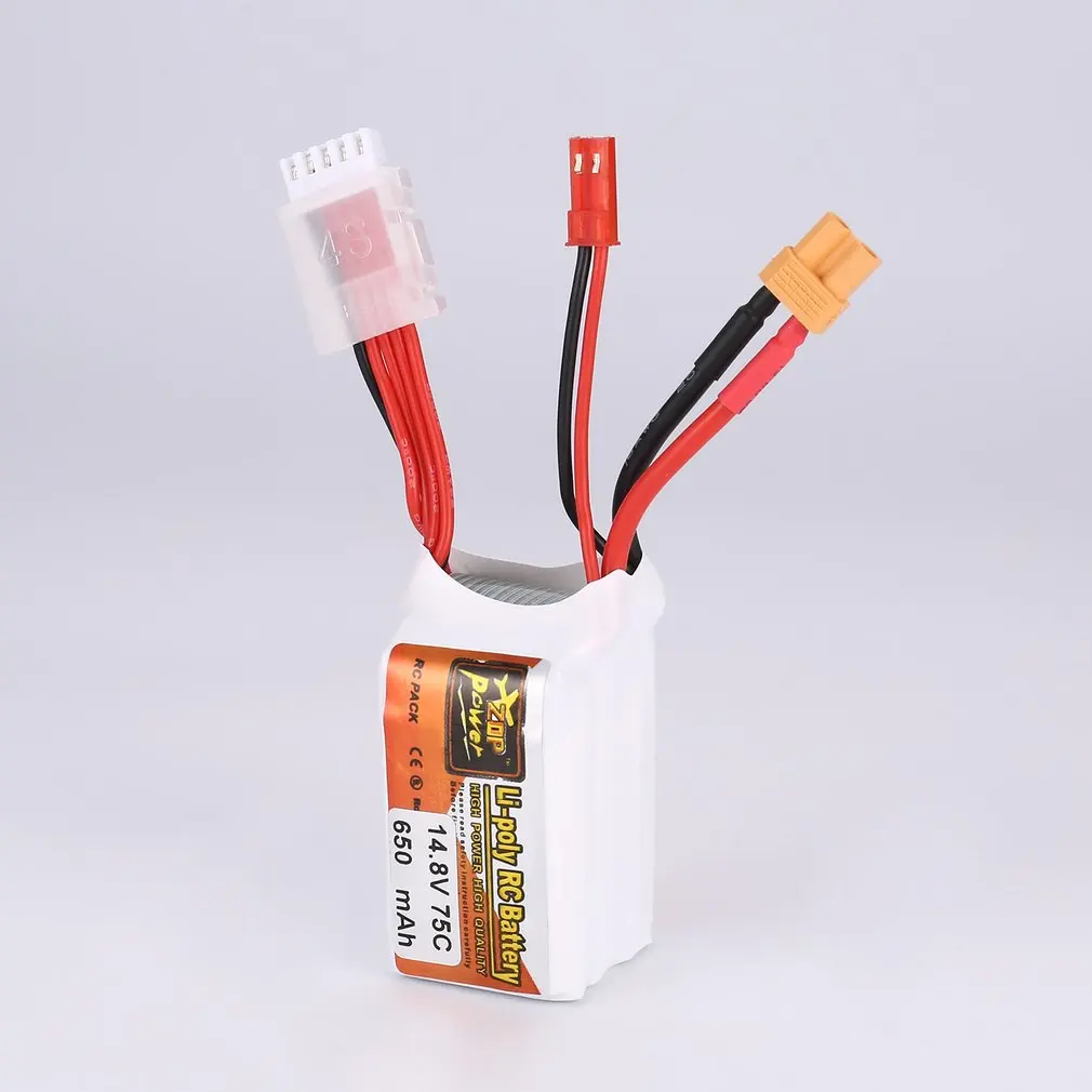Горячее предложение! Распродажа! ZOP power 14 8 V 650mAh 75C 4S 1P RC Lipo батарея JST XT30 вилка