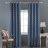 printed blackout curtains punch curtain polyester 70 shading rate roman curtain customize living room decoration curtains