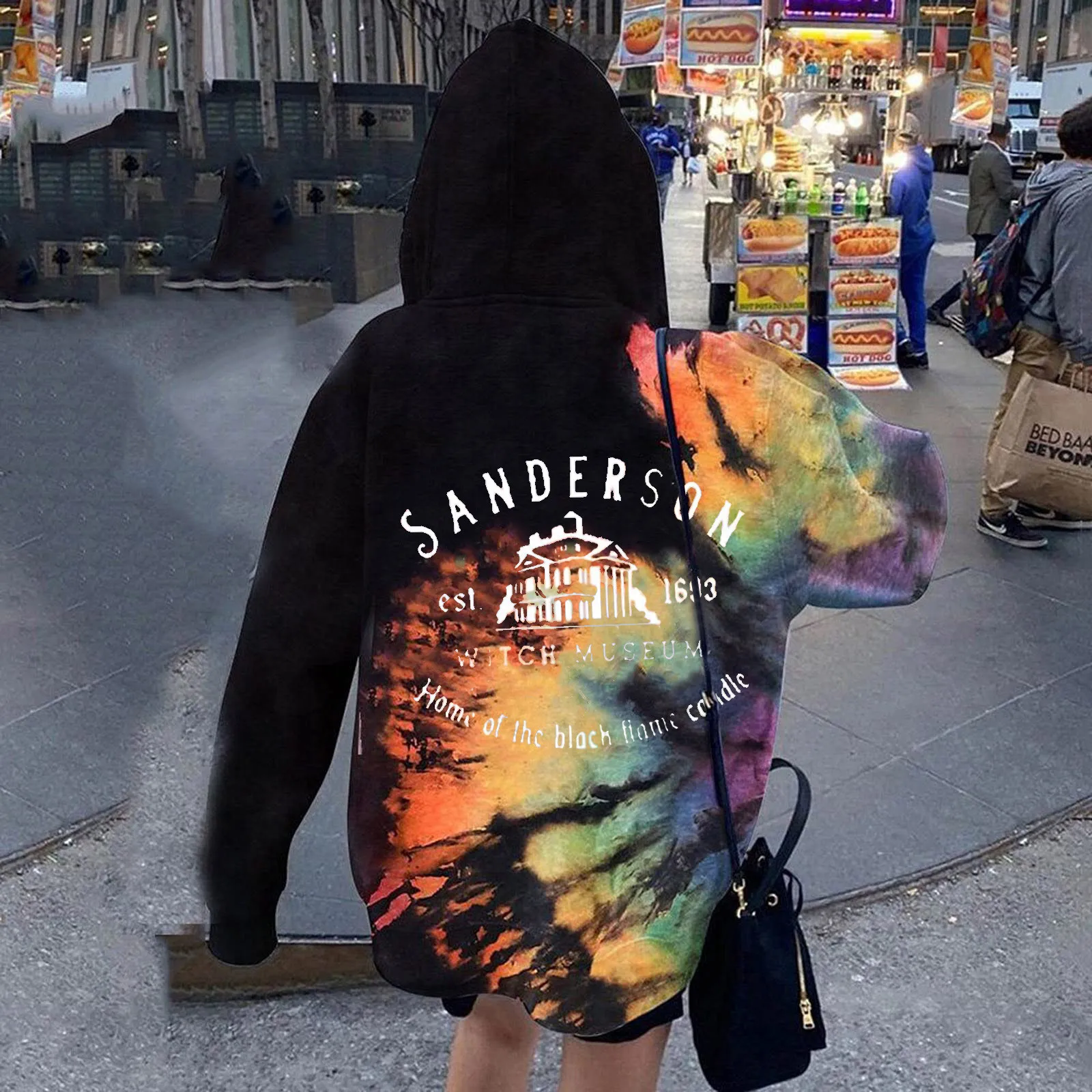 

Женский свитшот с длинным рукавом, с капюшоном