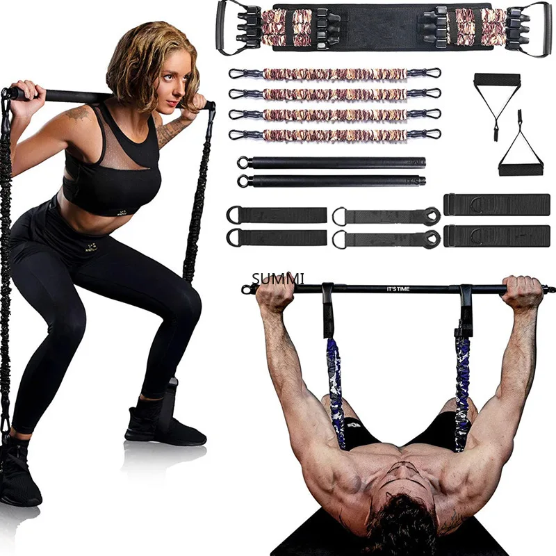 

2021 Chest Expander Fitness Resistance Bands Set Power Press Push Up Home Fitness Equipment Heavy Muscle Training Elastic Band