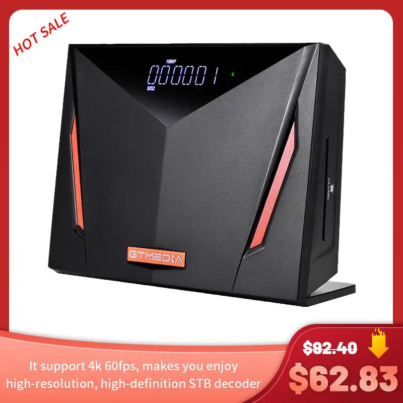 Новинка 2021 спутниковый ресивер GTmedia V8 UHD TV Combo DVB S2 T2 кабель H.265 4K Ultra HD встроенный Wi Fi