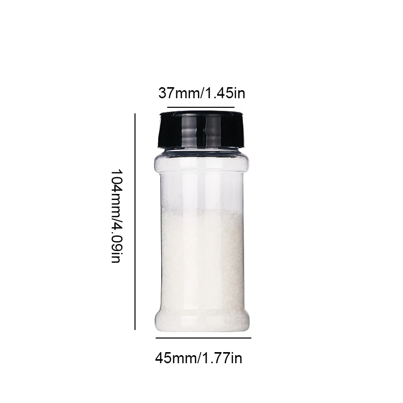 

5/10/15/20PC Salt and Pepper Shakers Spice Jars Spice Container Plastic Does Not Contain BPA Canister Set Kitchen Sugar Bowl