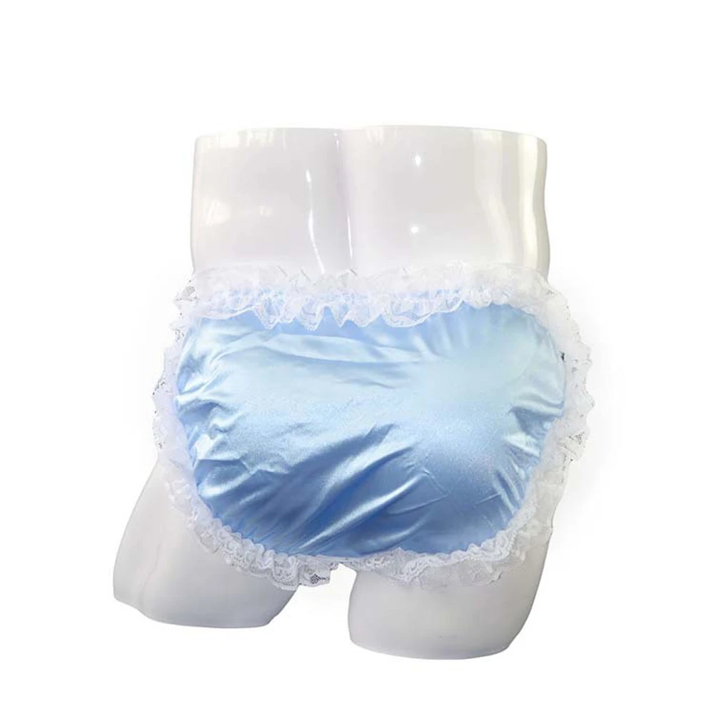 

Sexy underwear men brief lace buttock underpants