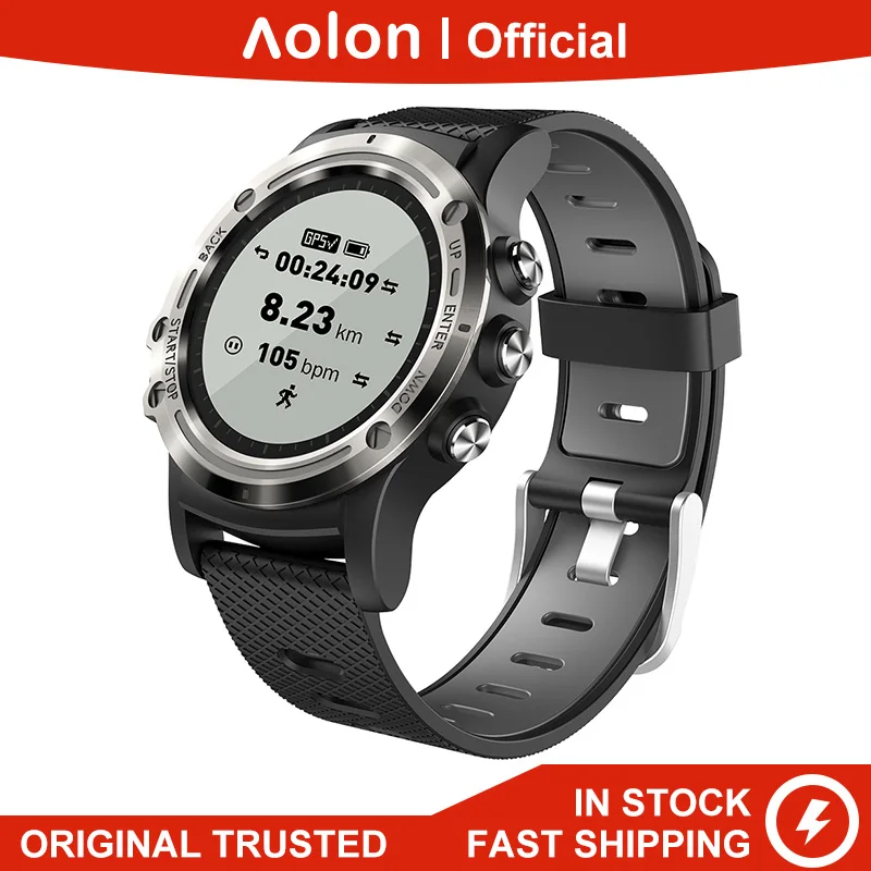 Умные часы Aolon P1M с GPS 5 АТМ IP68 50 м водонепроницаемые 60 дней в режиме ожидания Apple/Google