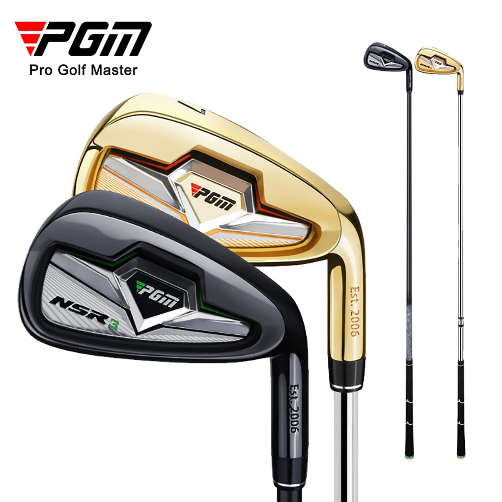 PGM Men's Golf Clubs NSR3 #7 IRONS Left Handed Professional Practice Pole Stainless Steel TIG033  Low Center of Gravity