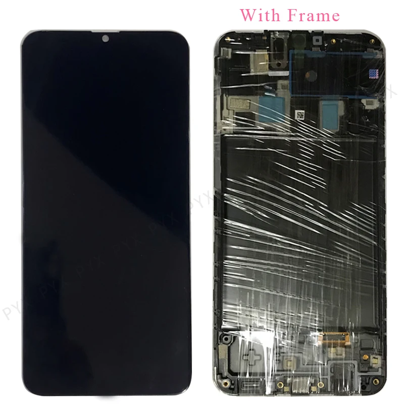 Для samsung galaxy A20 lcd дигитайзер A205/DS A205F A205FD дисплей сенсорный экран с рамкой дигитайзер в сборе для samsung A20 lcd