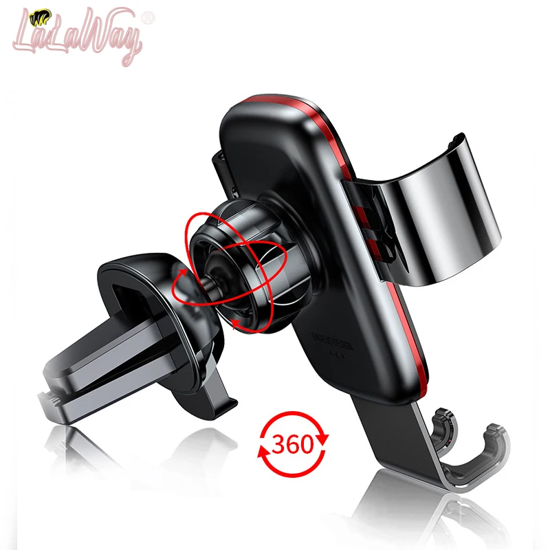 Автомобильный держатель для телефона с креплением на вентиляционное отверстие