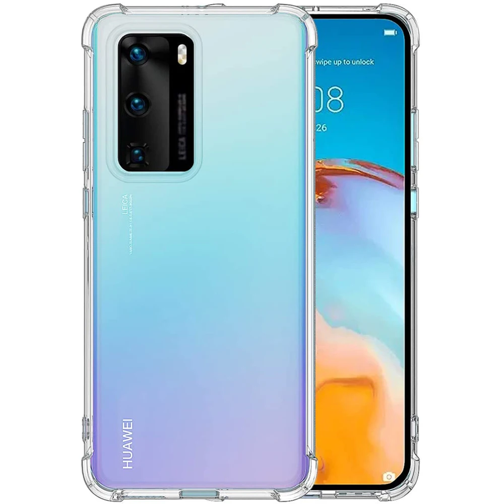 Чехол для телефона прозрачный huawei P40 Pro Lite P30 P20 Mate 30 honor pro plus | Мобильные телефоны и