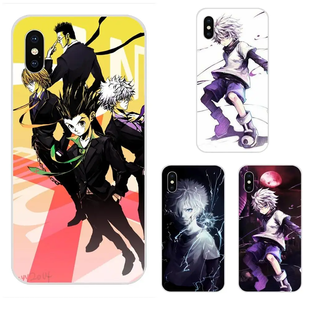 Чехол для телефона Hunter X Killua Art с аниме принтом Samsung Galaxy Note 5 8 9 S3 S4 S5 S6 S7 S8 S9 S10 5G mini Edge