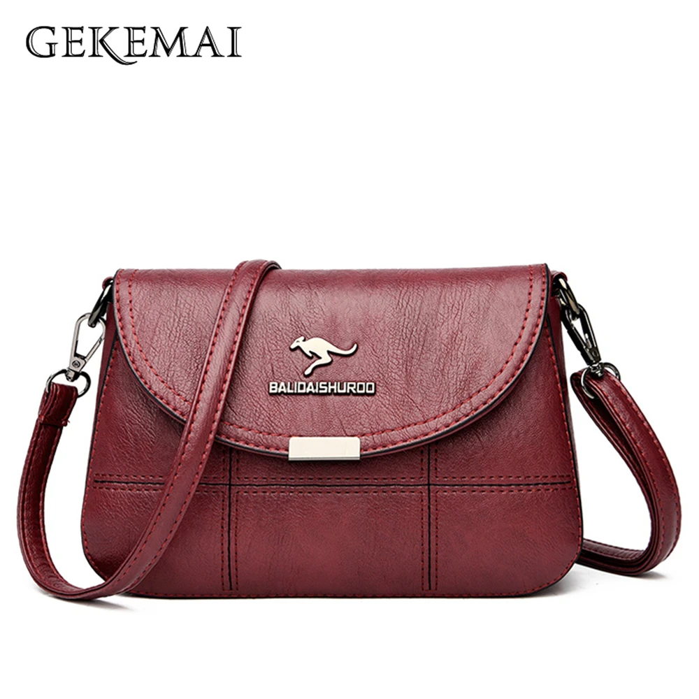 

Soild Color Ladies Shoulder Bag Fashion High Quality Leather Women's Underarm Bag Luxury Designer New Women Messenger Bags Sac