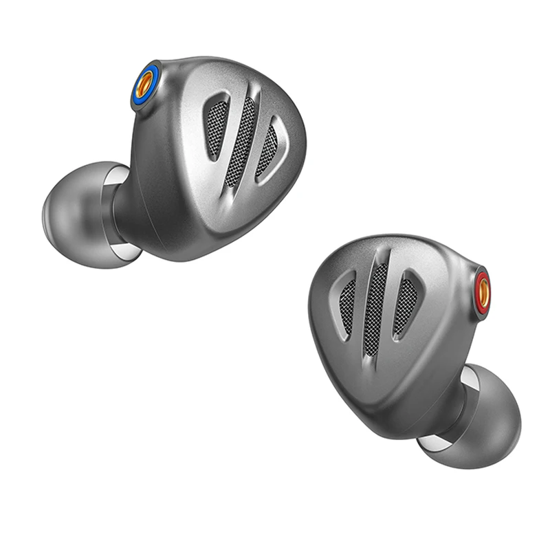 FiiO FH9 Hi-Res 1DD+6BA Drivers In-ear HIFI Earphone IEM Earbuds With MMCX High-Purity Pure Silver Cable 2.5/3.5/4.4mm 3 Plug - купить по