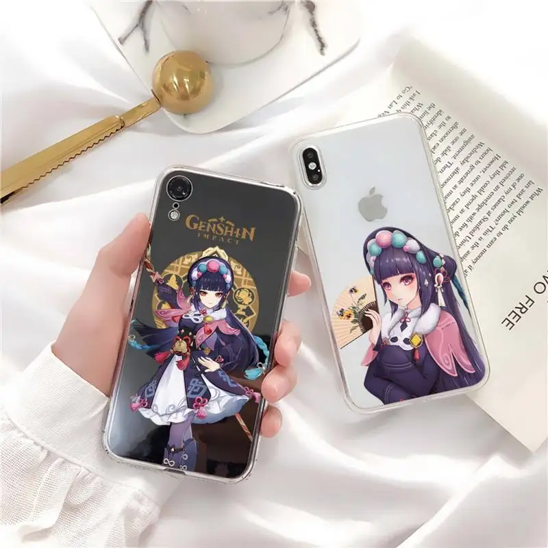 

Yinuoda Genshin Impact YunJin Phone Case for iPhone 11 12 13 mini pro XS MAX 8 7 6 6S Plus X 5S SE 2020 XR cover
