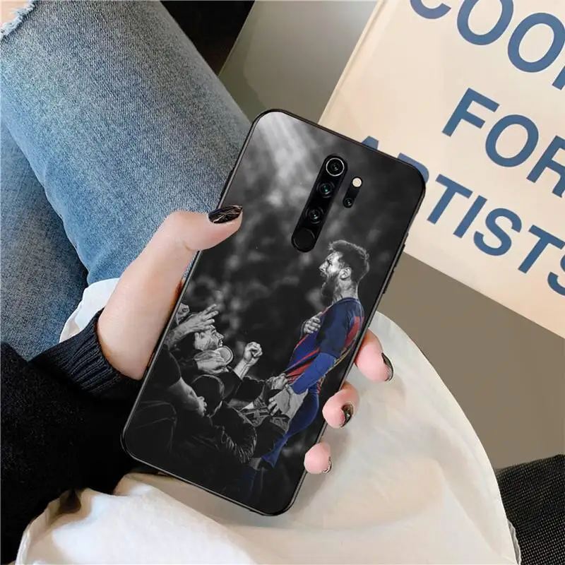 

CUTEWANAN Lionel Messi DIY Luxury Phone Case for Redmi Note 8 8A 7 6 6A 5 5A 4 4X 4A Go Pro Plus Prime