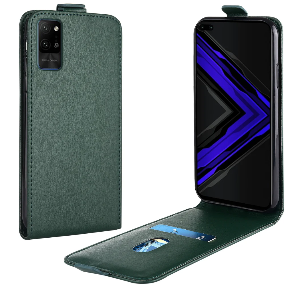 Кожаный чехол-книжка для Huawei Honor Play 4 Pro Вертикальный чехол телефона с диагональю 6
