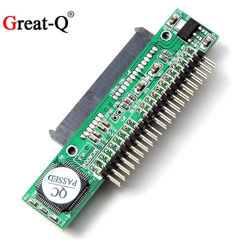 Адаптер конвертер Great Q 44 Pin SATA 2 5 Female to IDE Male HDD переходная карта жесткий диск для DVD