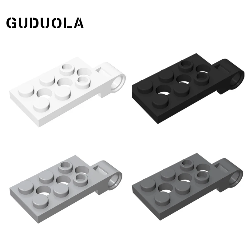 

Guduola Special Brick 98286 Hinge Plate Top 2x4 with 6 Studs and 3 Pin Holes MOC Build Parts Education Toys DIY Toys 20pcs/LOT