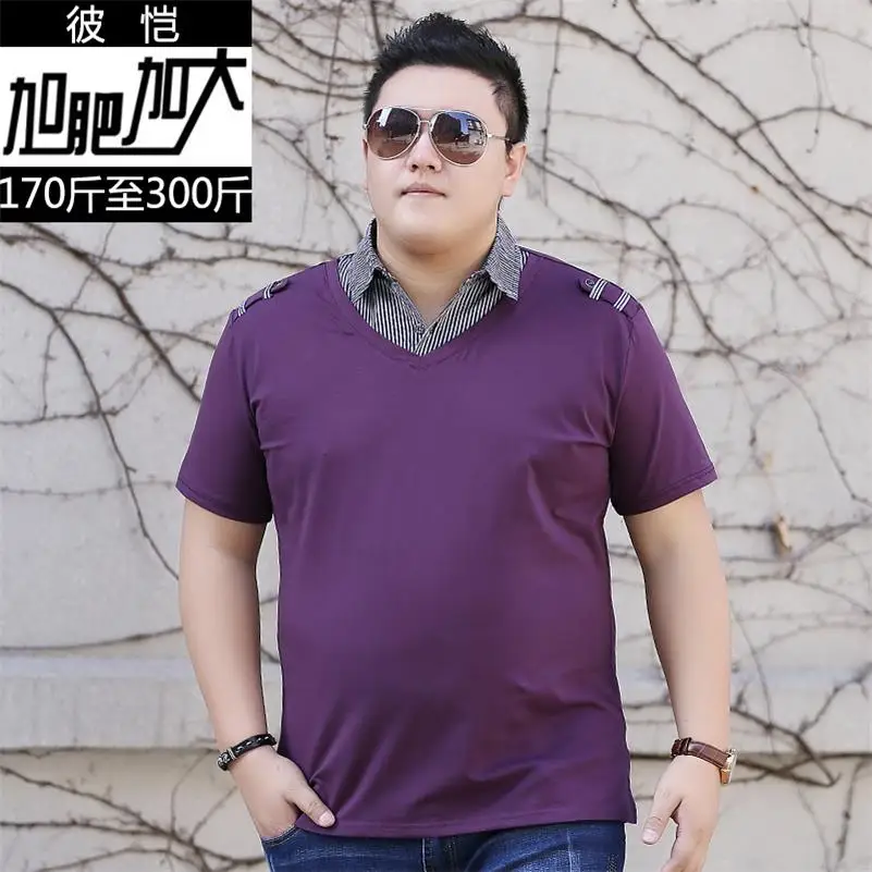 

9XL 8XL 6XL 5XL 10XL 4XL New Cotton Shirt Fashion Print Sleeve Camisa High Quality Men Polo Slim Fit Summer Tops Tees