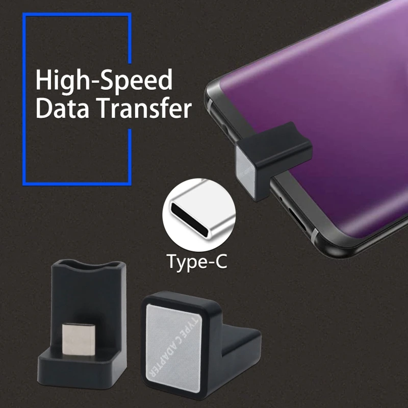 

Адаптер-удлинитель для ноутбука, сотового телефона 203B, 90 градусов, USB 3,1, Тип C, штекер-гнездо