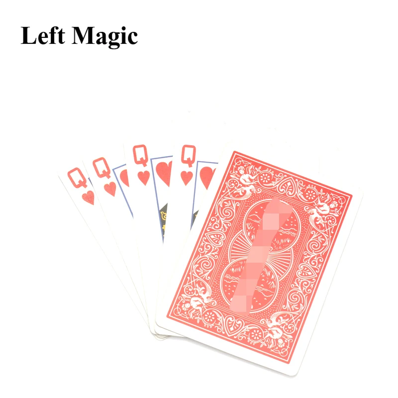 9 change Q карта предсказание Magic трюки профессиональные фокусы крупным планом