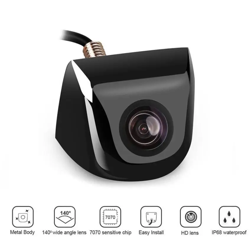 Rear camera Vehicle Hidden View Camera Metal Body Car Reverse Camera front view camera 170 Degree Auto Parking Backup Camera