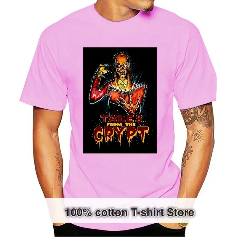 

Camisetas de The Crypt para hombre ropa informal estilo Hip Hop Logo camisetas blancas y negras