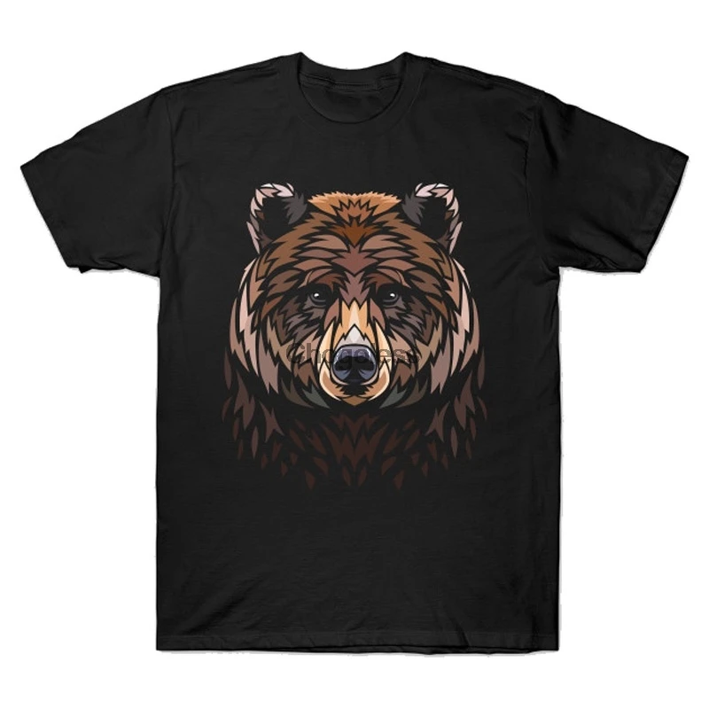 

New t-shirt Camisetas Hombre Streetweartribal bear Fashion Unisex tee
