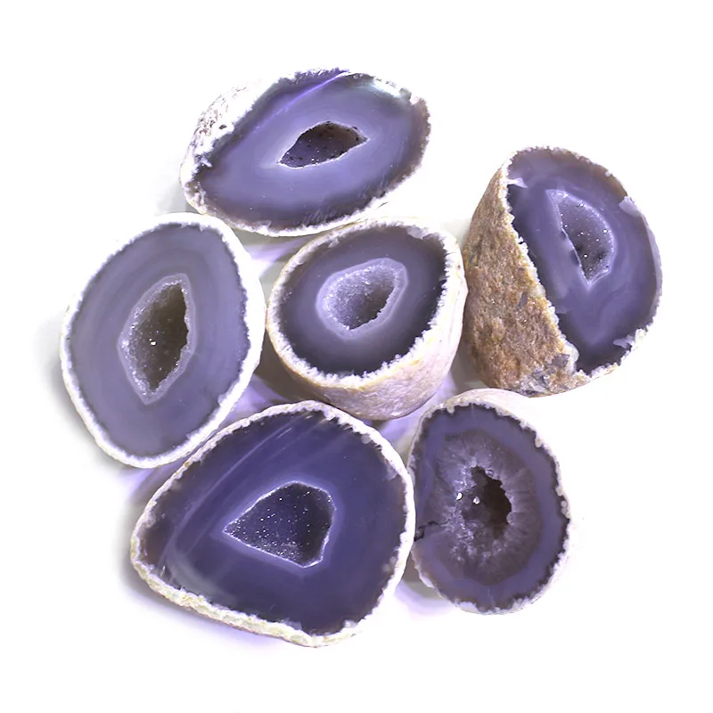 

1 Kg natural agate geode crystal for home decor