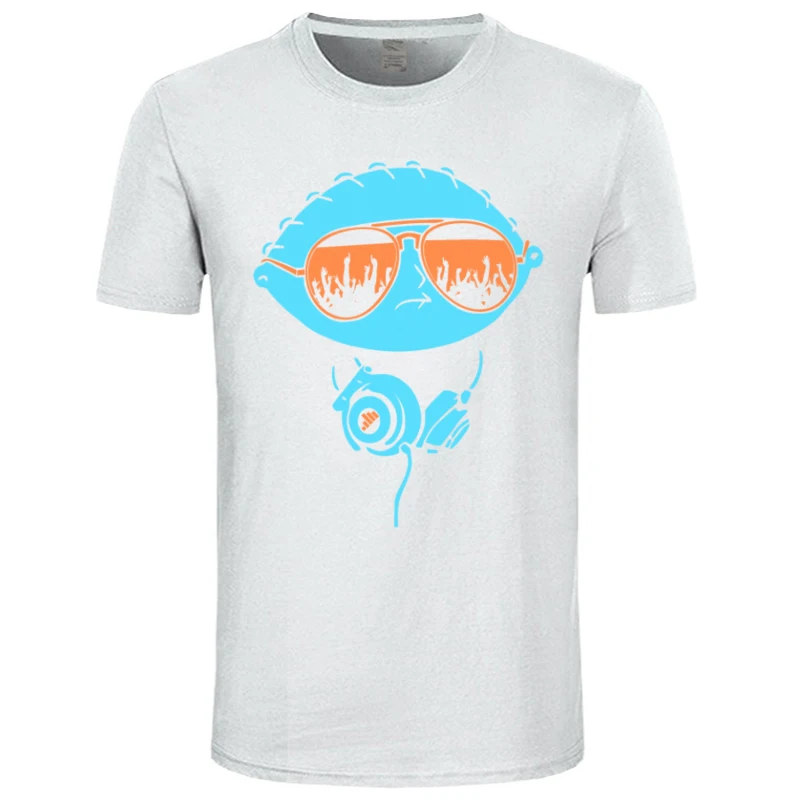 DJ Stewie Tshirt Hip Hop Male Tops Tees Heavy Metal Summer Crew Neck 100% Cotton Men T-Shirt Rapper Custom T Shirt Street Music images - 6